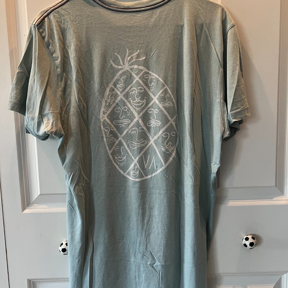 RVCA Vintage Wash Pineapple Shirt M